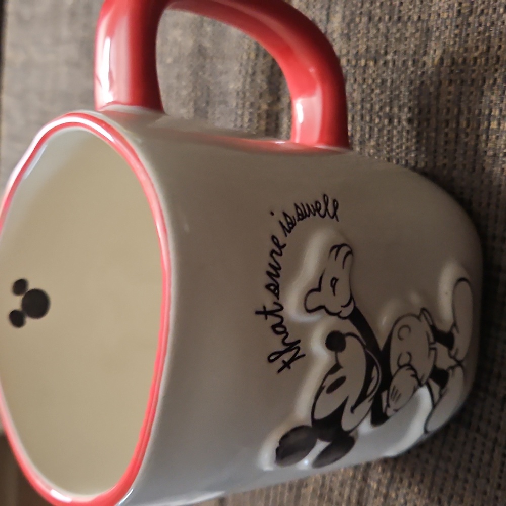 Rae Dunn Matte Mickey Mouse That Sure Is Swell Mug
